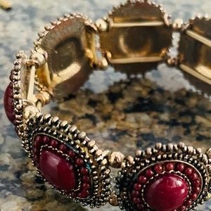 Red and gold bracelet